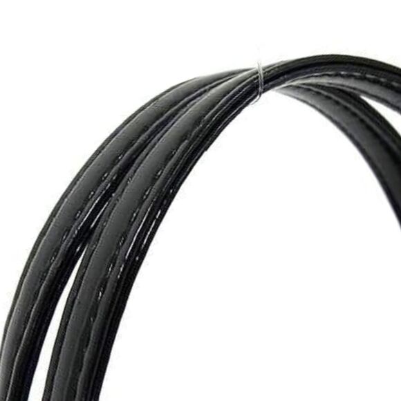 Yves Saint Laurent NEW Black Patent Leather & Gold Heart Vintage Handbag w/ COA - Picture 9 of 13